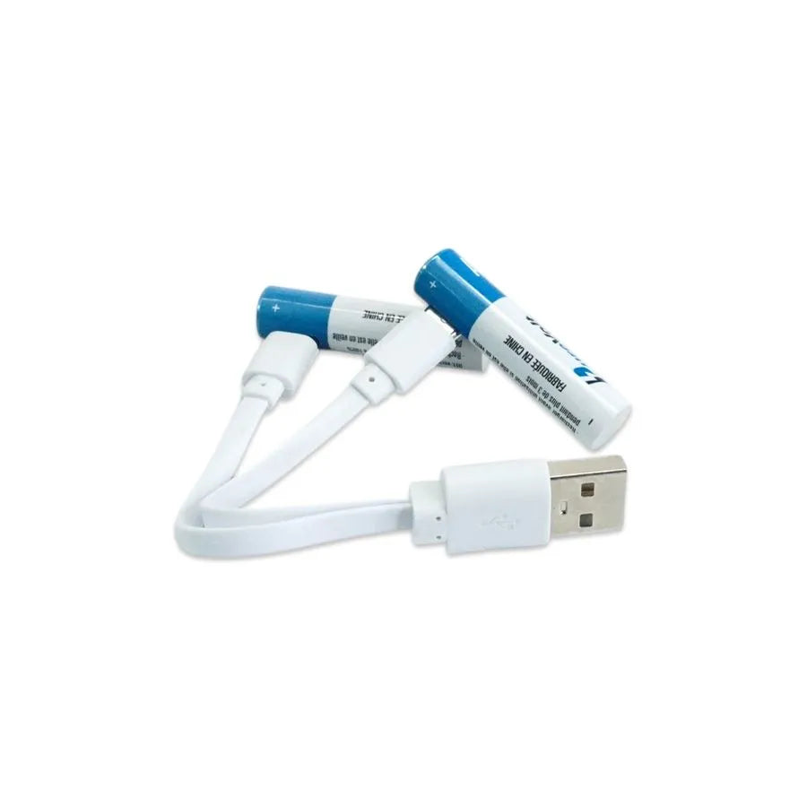 Pile rechargeable AAA Li-ion avec câble 2 x USB-C - 1.5V - Paquet de 2 image 2