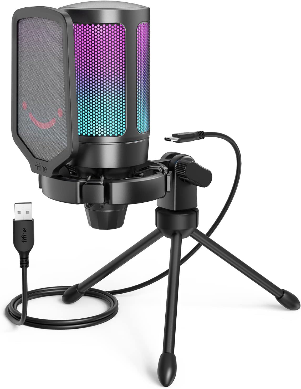 Fifine Microphone de jeu USB pour ordinateur, image 0