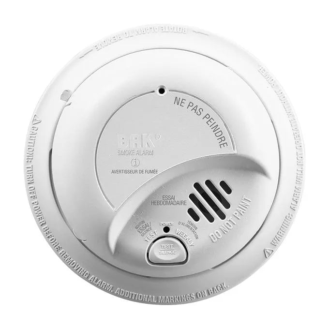 Détecteur de fumée à ionisation BRK avec pile de secours 9V - 120V image 0