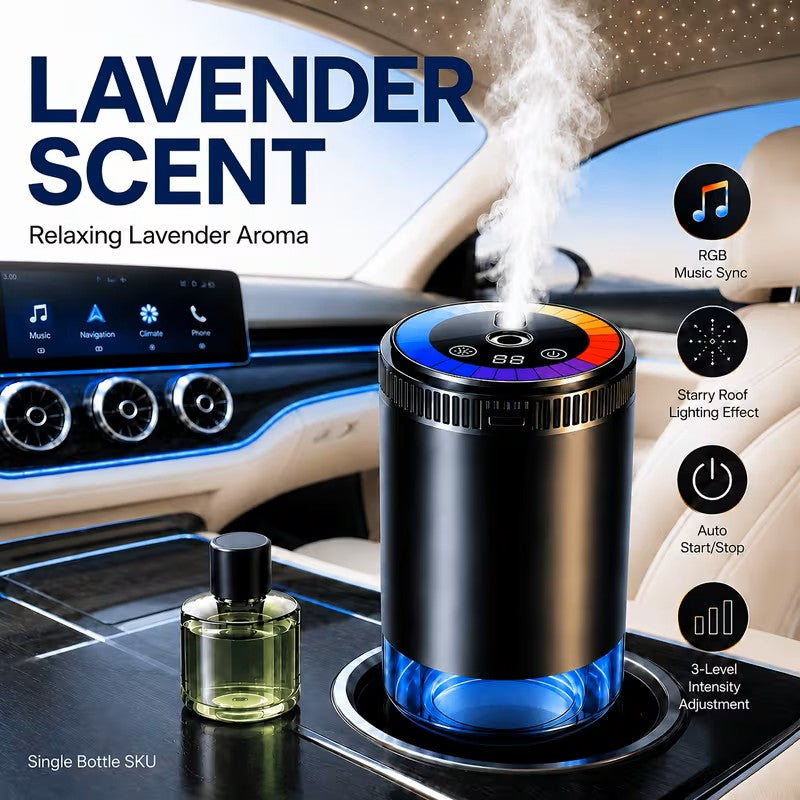 Diffuseur de voiture, désodorisant/parfum d'intérieur intelligent pour voiture