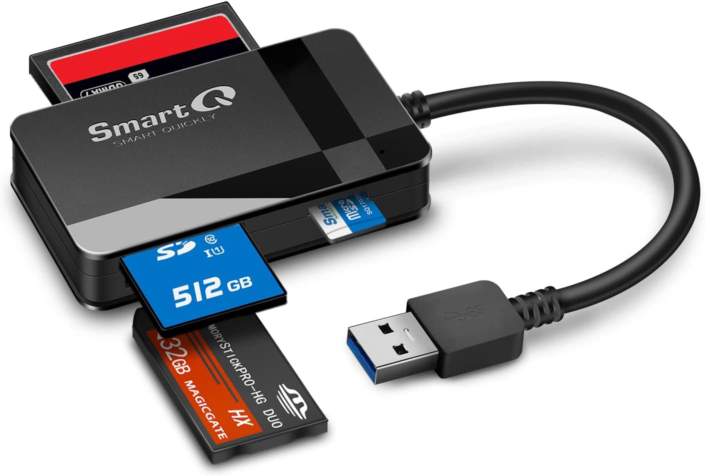 SmartQ C368 Lecteur de carte SD USB 3.0, Plug N Play image 0