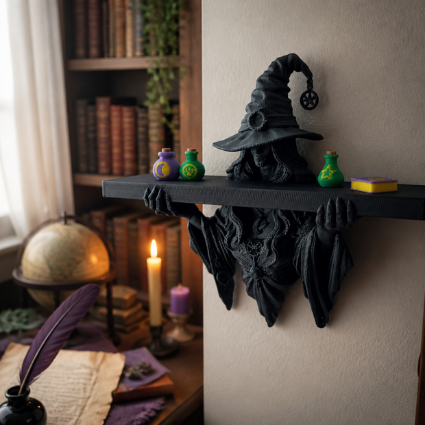 Étagère murale Sorcière – Décoration d’Halloween