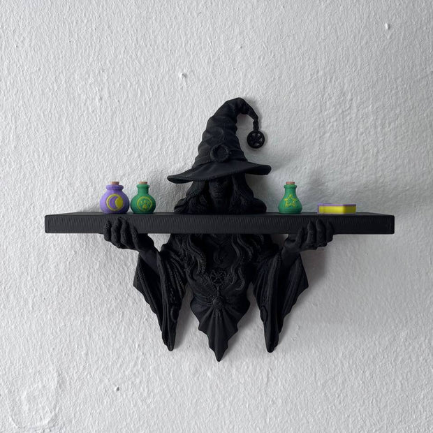 Étagère murale Sorcière – Décoration d’Halloween