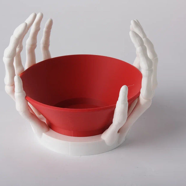 Bol à bonbons d’Halloween Skeleton Hands – Mains de squelette