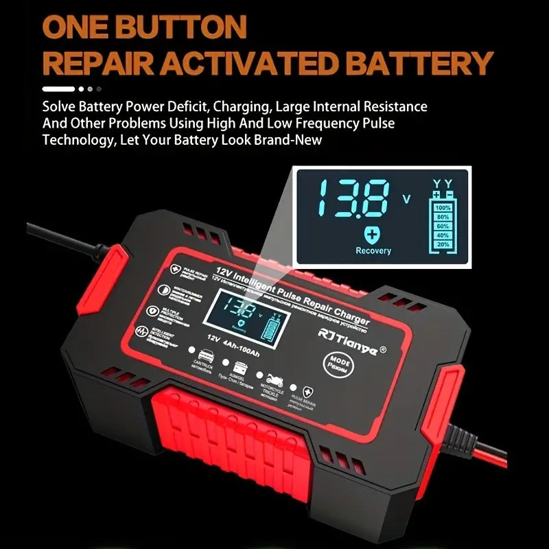 Chargeur de batterie de voiture, chargeur de maintien de batterie image 4