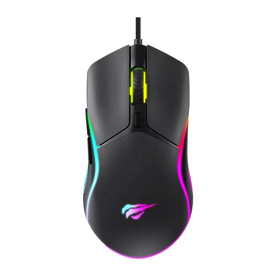 Souris optique de jeu rétroéclairée HAVIT MS1029 avec fil - 6 boutons - RVB - US image 0