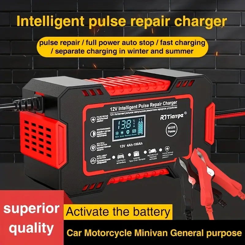 Chargeur de batterie de voiture, chargeur de maintien de batterie image 3