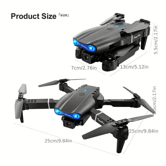 Drone avec double caméra, trois batteries, contrôle par application mobile, jouet volant intérieur, cadeau d'Halloween/Noël/Nouvel An