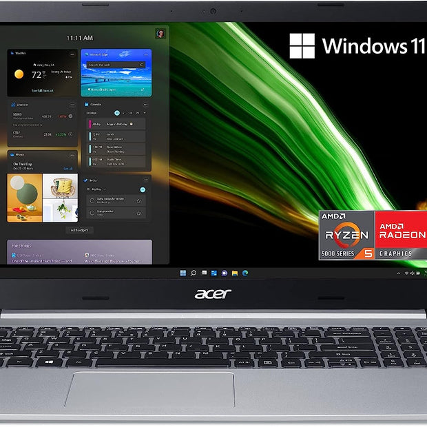 Acer Aspire 5, 15,6 FHD IPS, AMD Ryzen R5-5500U, 8 Go
