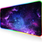 Ailrinni Grand tapis de souris de jeu RVB avec LED lumineuses
