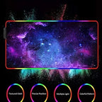 Ailrinni Grand tapis de souris de jeu RVB avec LED lumineuses