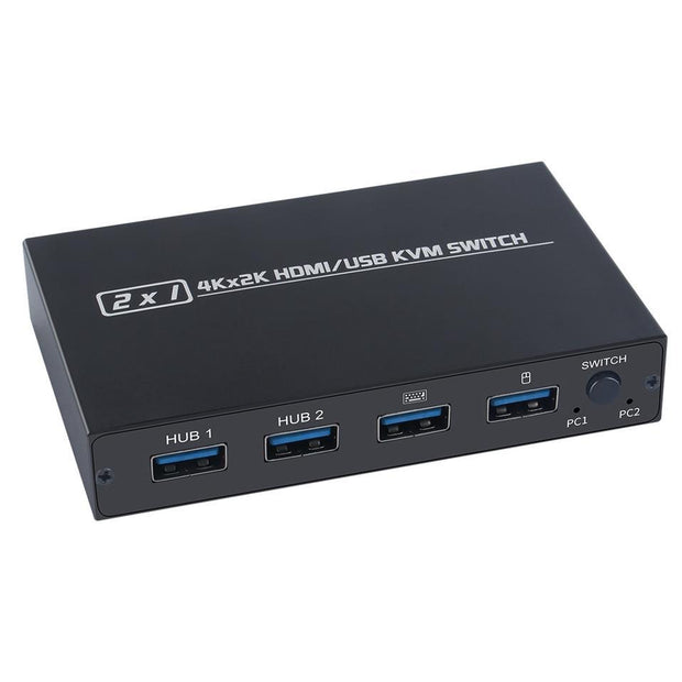 AIMOS AM-KVM 201CL commutateur KVM HDMI/USB 2-en-1