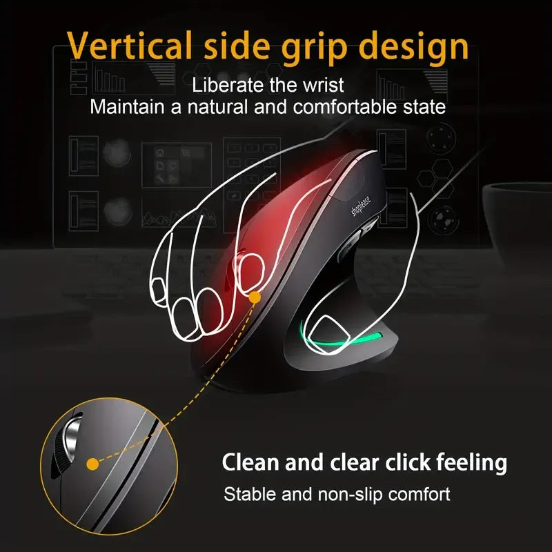 Anker 2.4G Souris optique verticale ergonomique sans fil