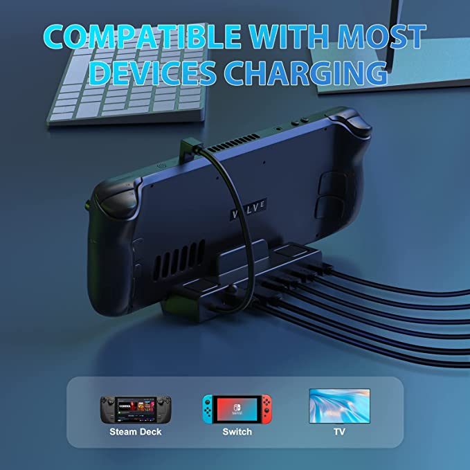 Station d'accueil compatible avec Steam Deck
