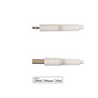 Apple iPhone 8-pin Lightning a USB Charge/Sync MFi Cable - blanc