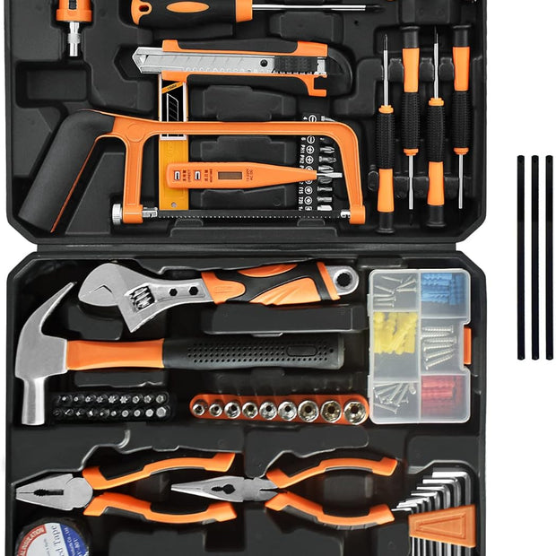 Ensemble d'outils de réparation de maison de 182 pièces
