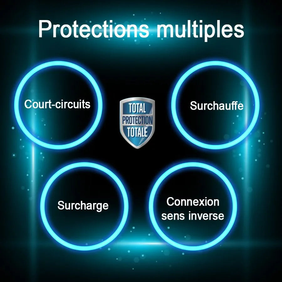 Chargeur intelligent pour batteries au plomb-acide