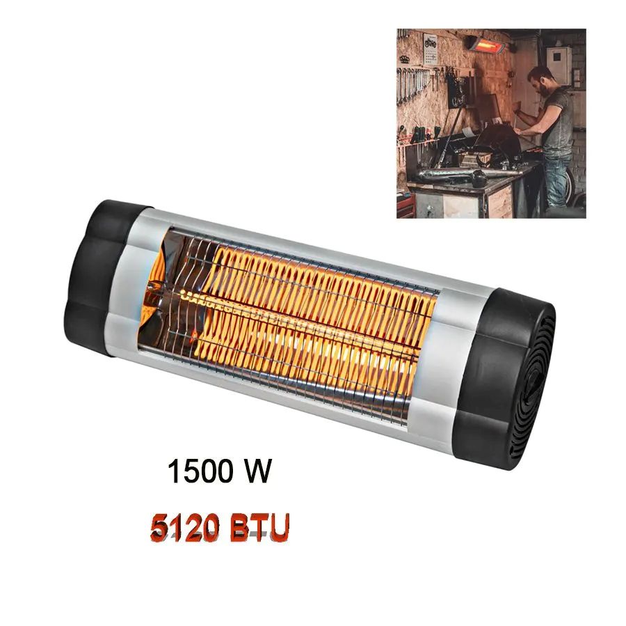 Chaufferette murale avec thermostat ajustable
