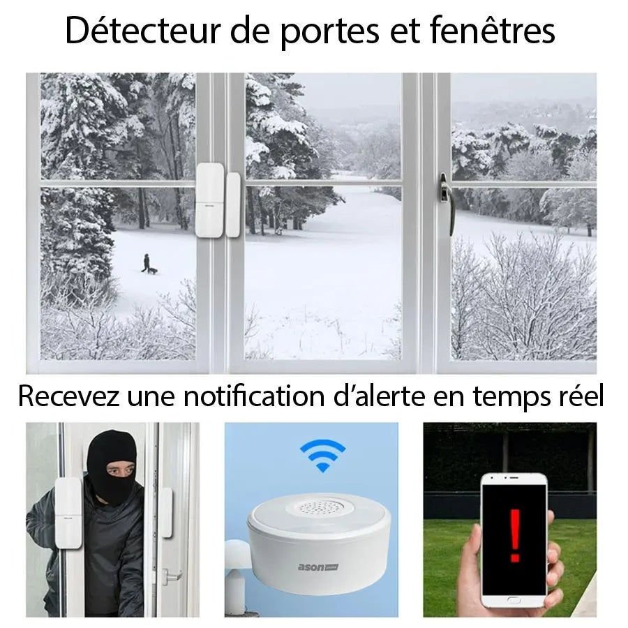 Système d'alarme sans fil intelligent pour toute la maison