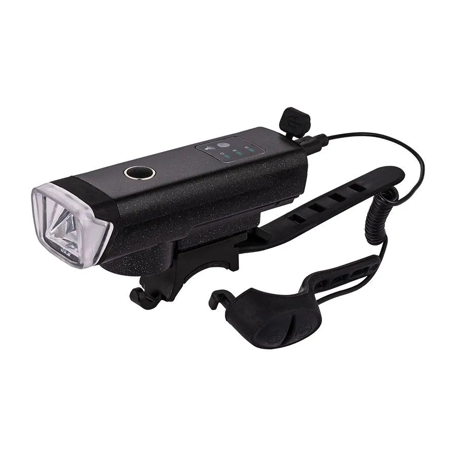 Phare de vélo rechargeable avec klaxon intégré