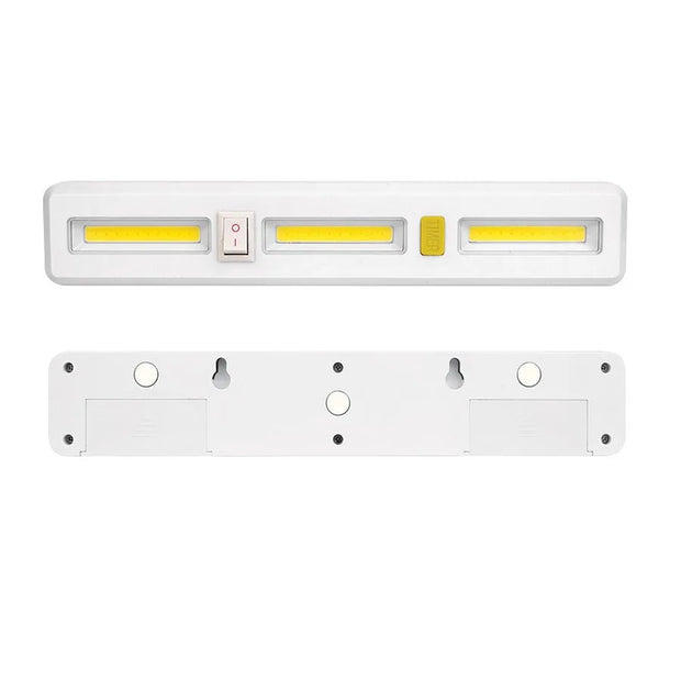Barre lumineuse DEL COB magnétique avec bouton marche/arrê