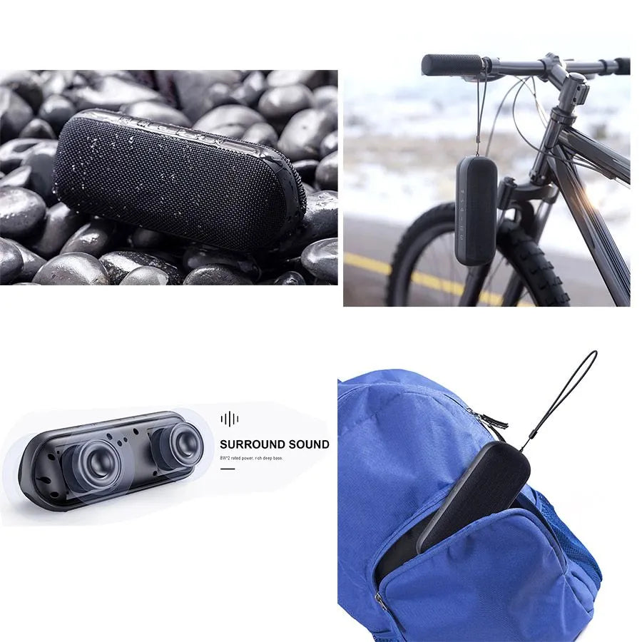 HAVIT M69 Haut-parleur Bluetooth portable - 8 W - Noir