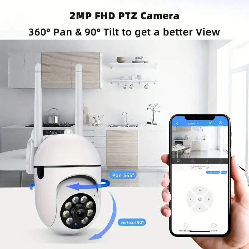 Une caméra de surveillance sans fil 1080p