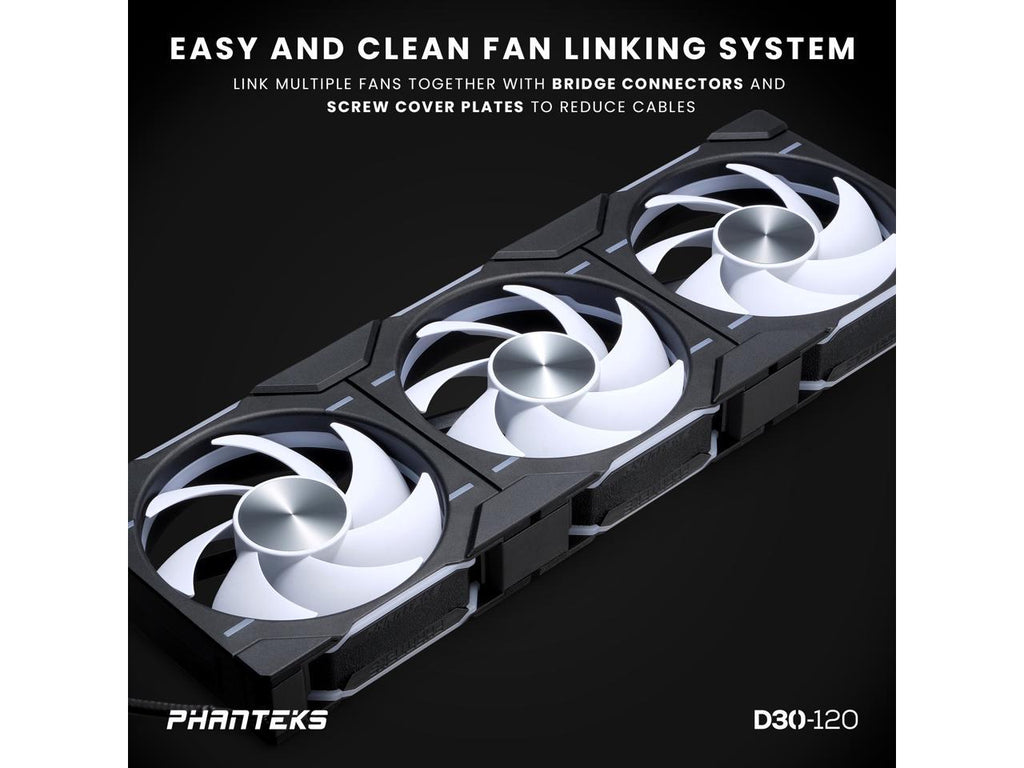 Phanteks D30-120 D30-120, Noir,