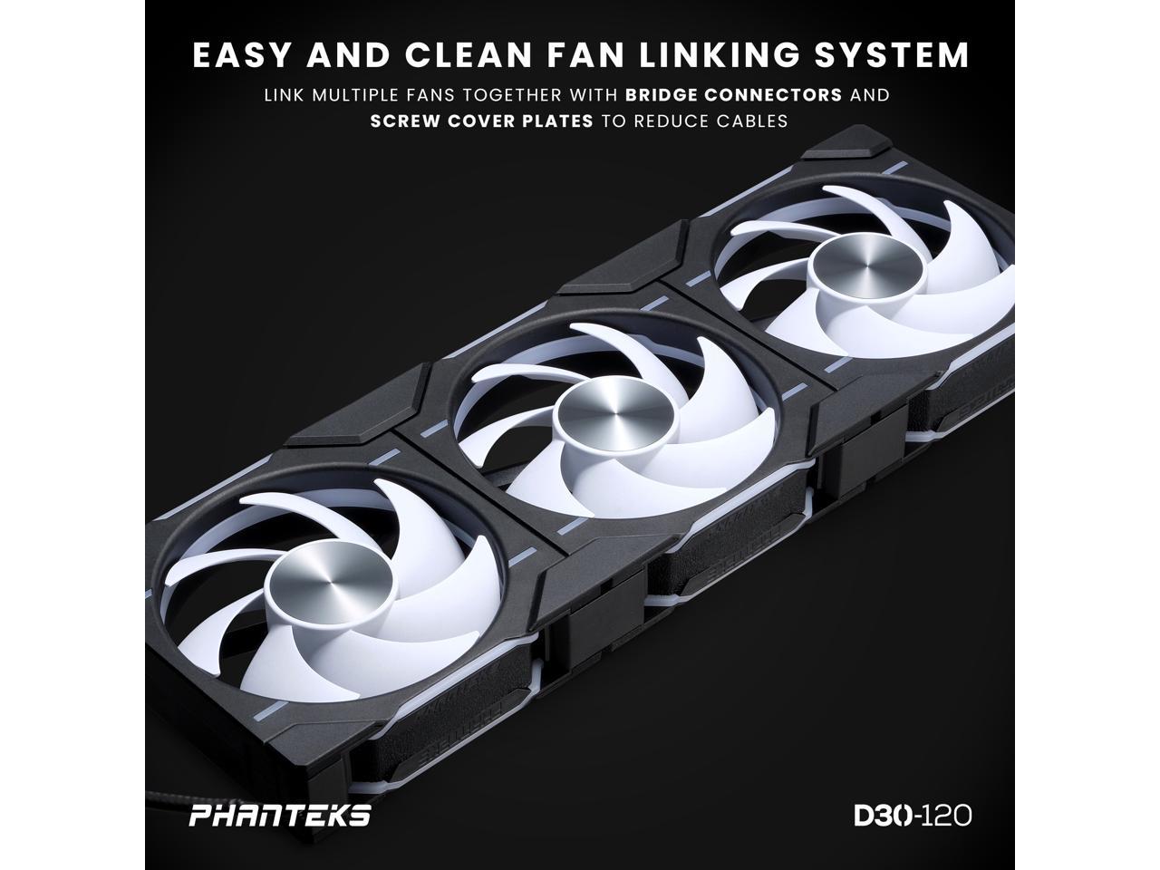 Phanteks D30-120 D30-120, Noir,
