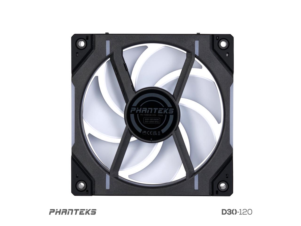 Phanteks D30-120 D30-120, Noir,