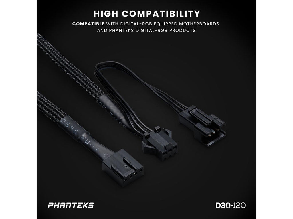 Phanteks D30-120 D30-120, Noir,
