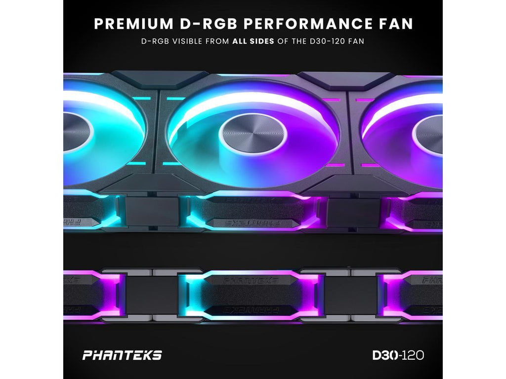 Phanteks D30-120 D30-120, Noir,