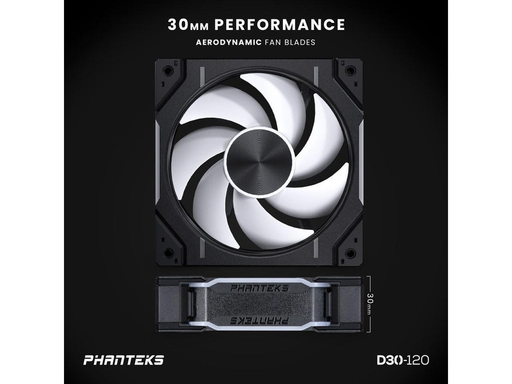 Phanteks D30-120 D30-120, Noir,
