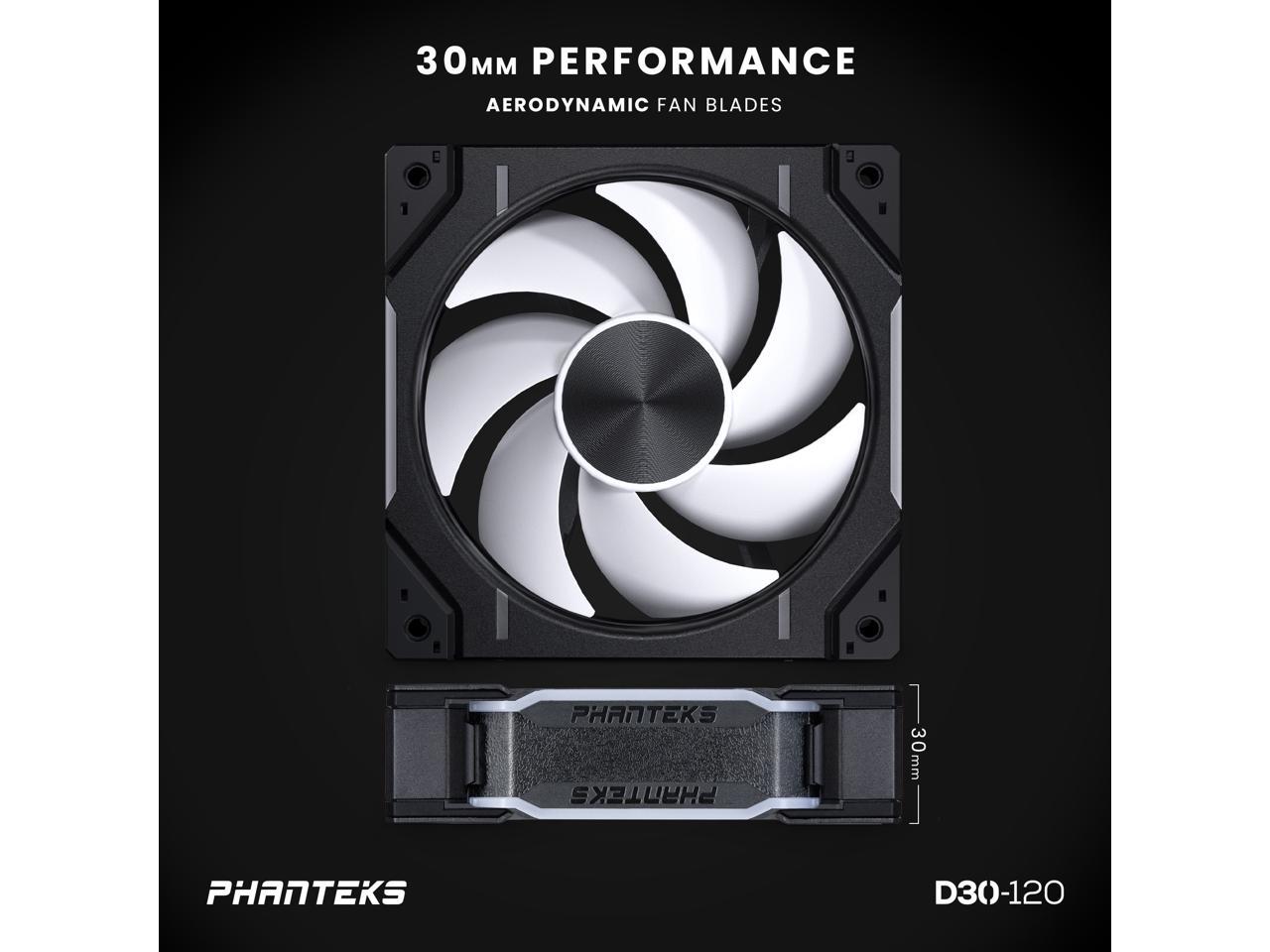 Phanteks D30-120 D30-120, Noir,