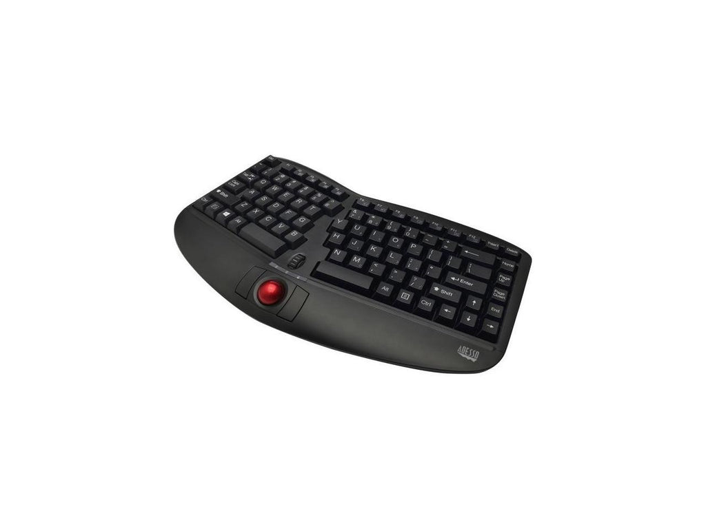 Clavier ergonomique sans fil USB RF noir
