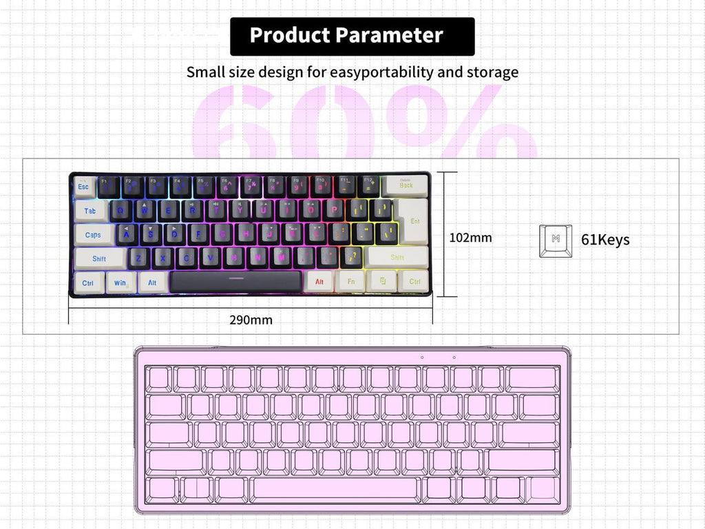 SAMA Clavier filaire YG91-3