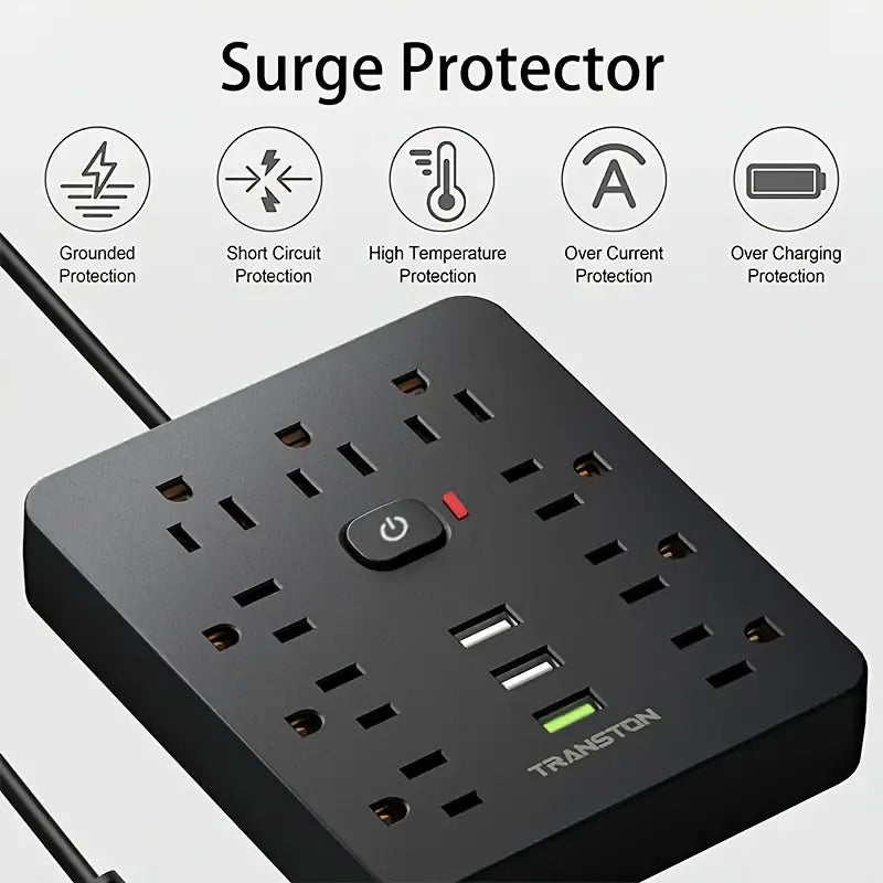 Station De Charge De Bureau Ignifuge Avec 9 Prises