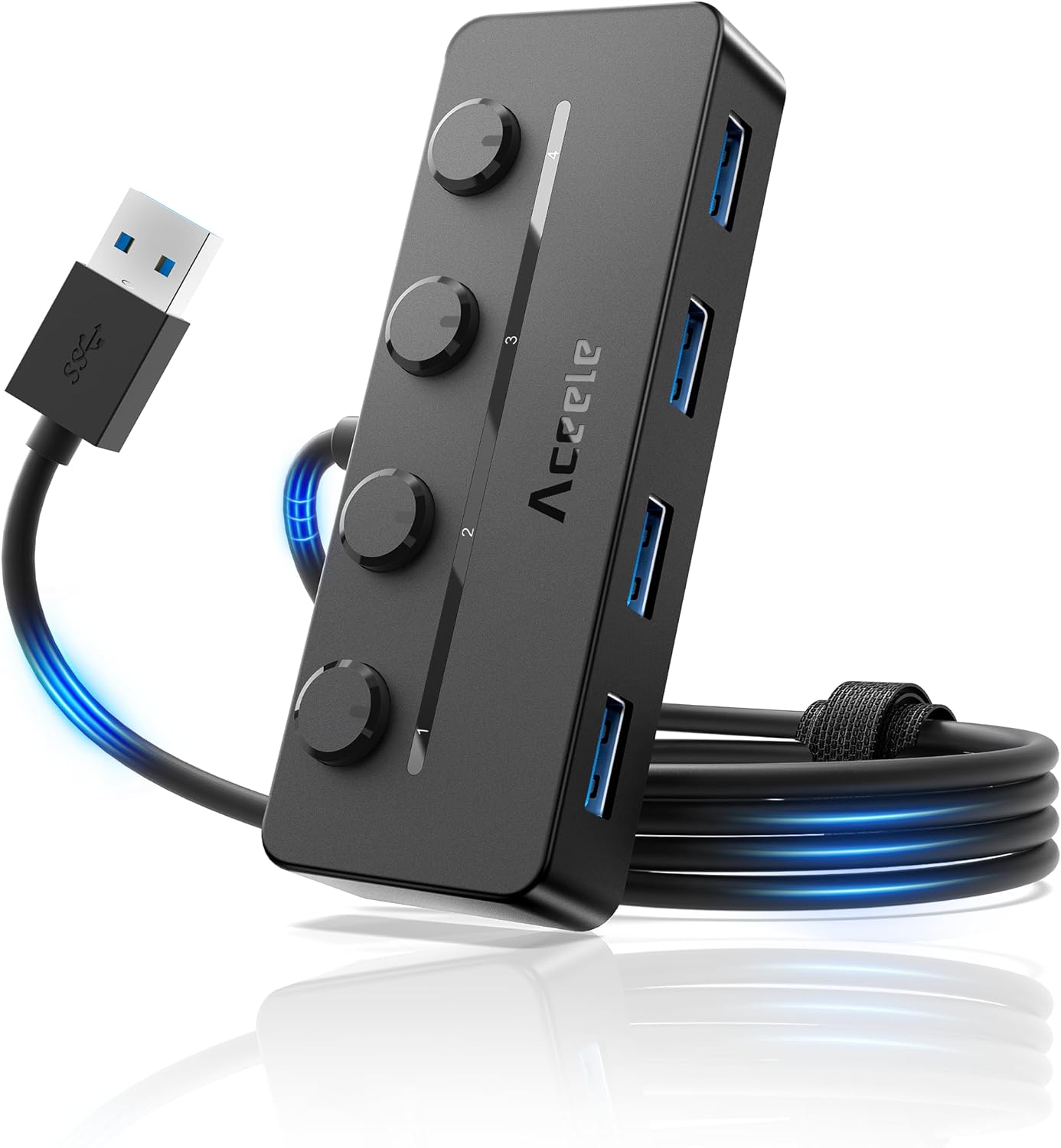 Aceele Hub USB 3.0 à 4 ports