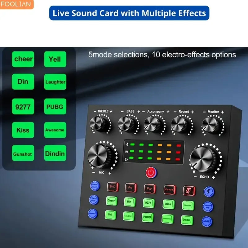Mélangeur Audio Professionnel V8S, Mélangeur