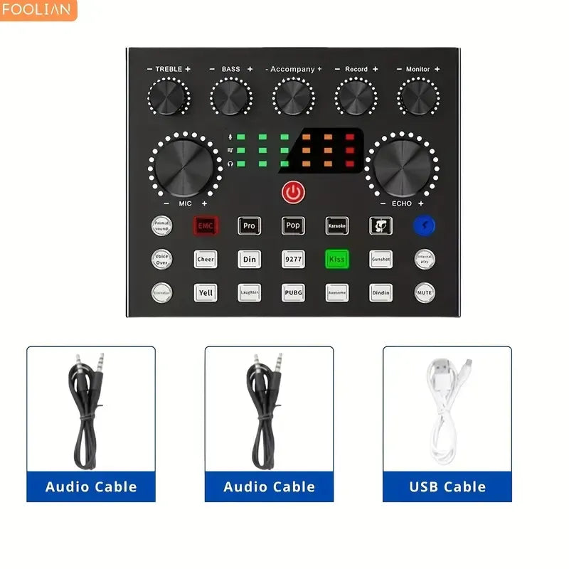 Mélangeur Audio Professionnel V8S, Mélangeur