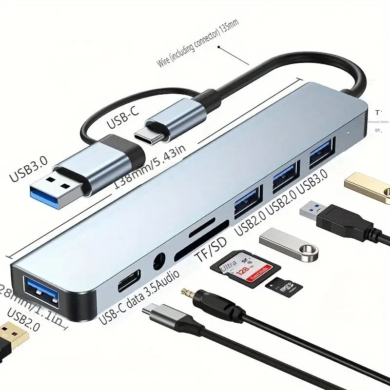 Station D'expansion Huit-en-deux Pour Ordinateur Portable