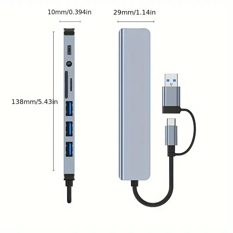 Station D'expansion Huit-en-deux Pour Ordinateur Portable