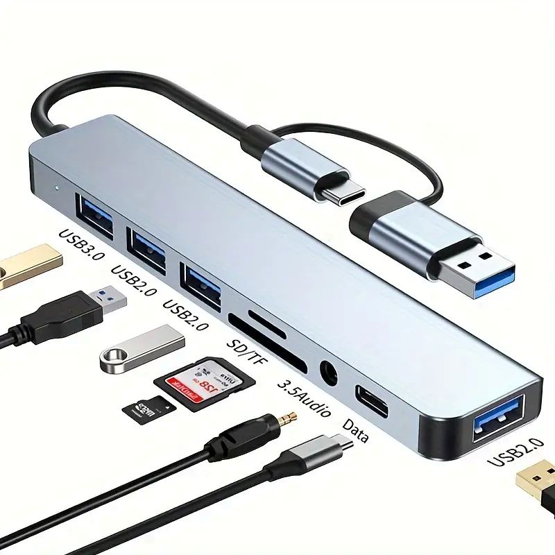 Station D'expansion Huit-en-deux Pour Ordinateur Portable
