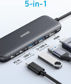 Anker Hub USB-C 332 (5 en 1) avec écran