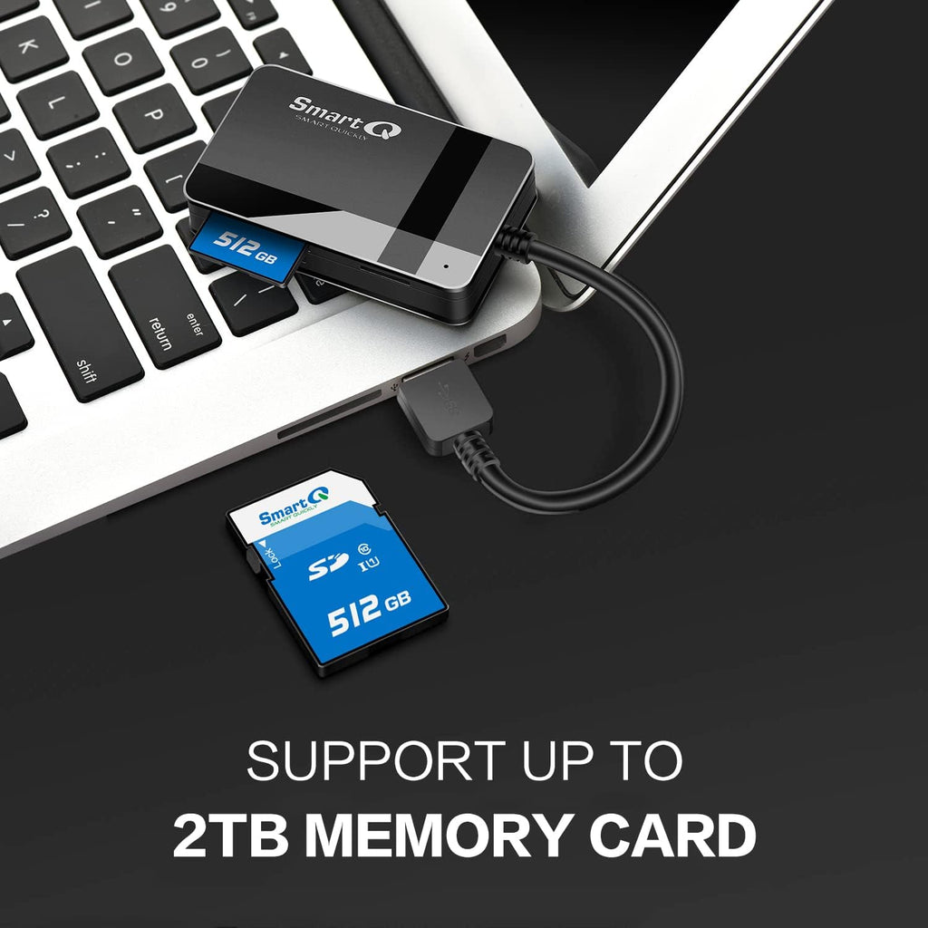 SmartQ C368 Lecteur de carte SD USB 3.0, Plug N Play