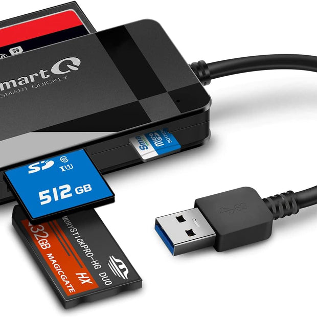 SmartQ C368 Lecteur de carte SD USB 3.0, Plug N Play
