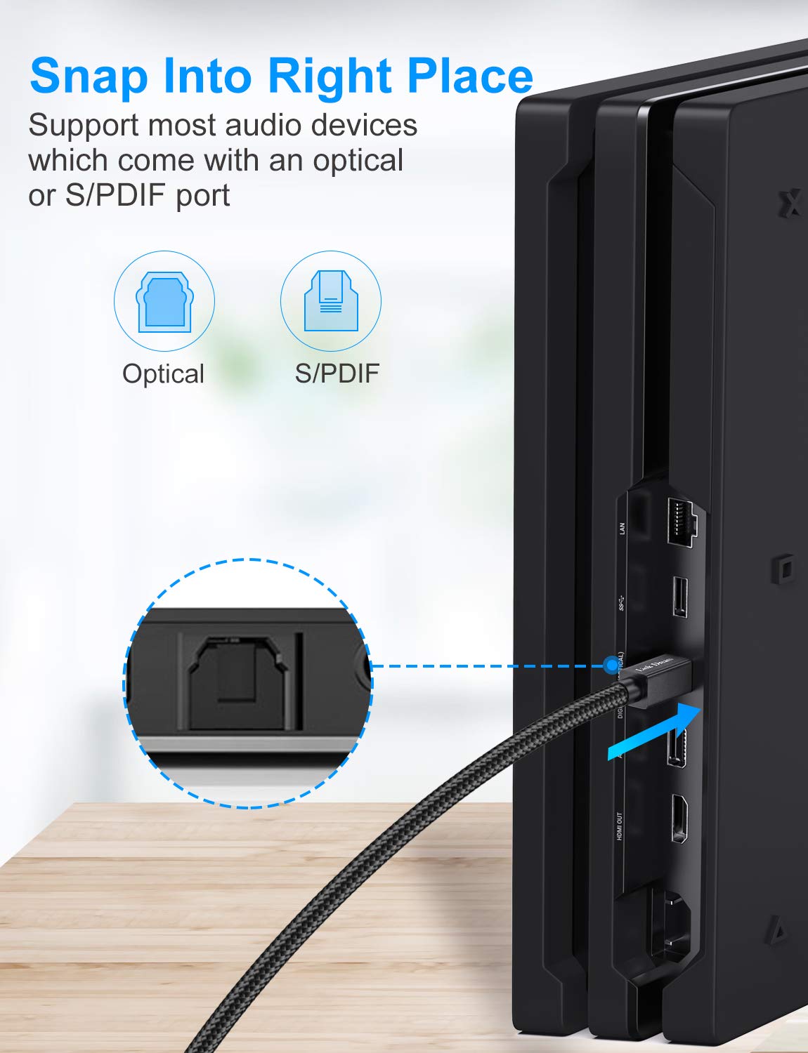Link Dream Câble audio optique numérique