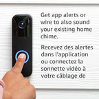La sonnette vidéo Blink Video Doorbell