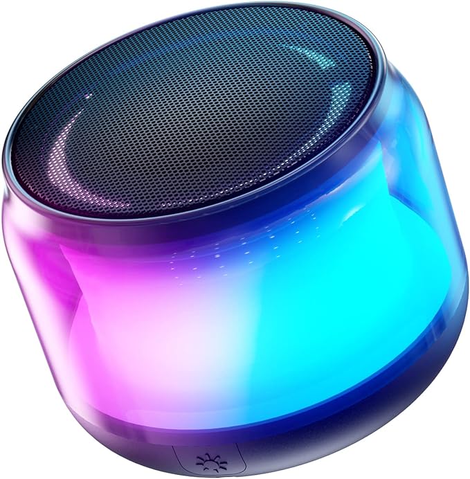Haut-parleurs Bluetooth portables avec lumières colorées