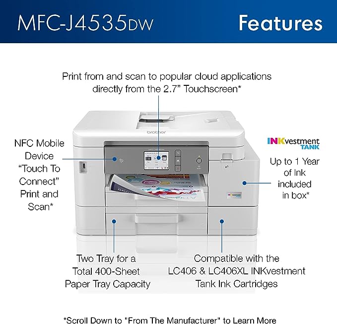 Brother INKvestment Tank MFC-J4535DW